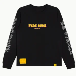 BLACK LONG SLEEVE - YELLOW